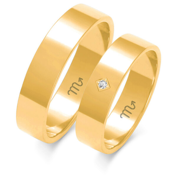 Klasyczne Obrączki Płaskie 5mm