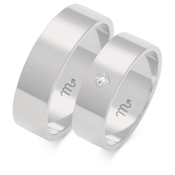 Klasyczne Obrączki Płaskie 6mm