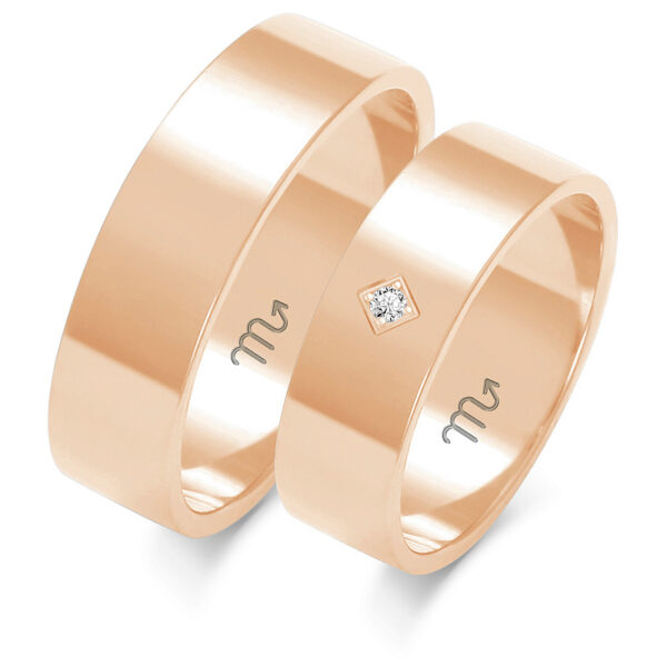 Klasyczne Obrączki Płaskie 6mm