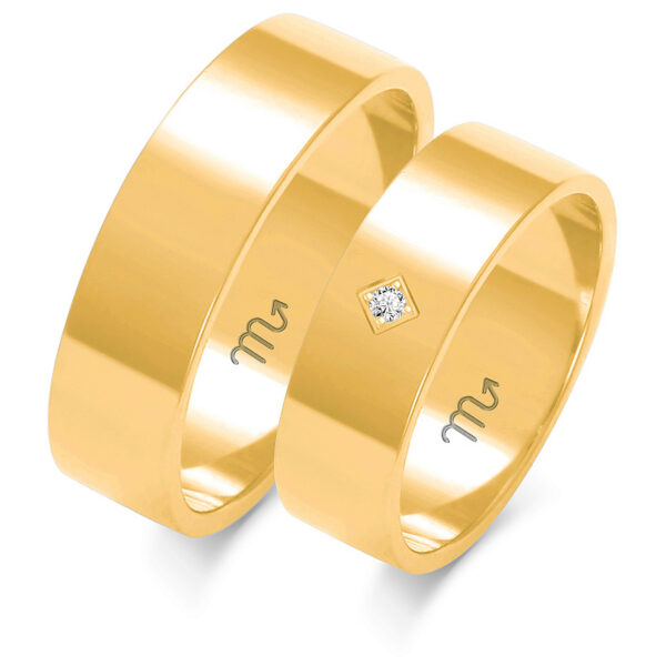 Klasyczne Obrączki Płaskie 6mm