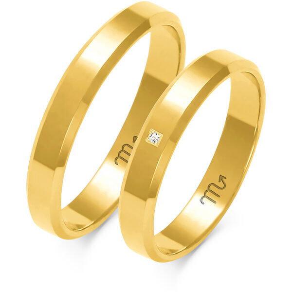 A-115_Z Klasyczne Obrączki z Fazą 3,5mm