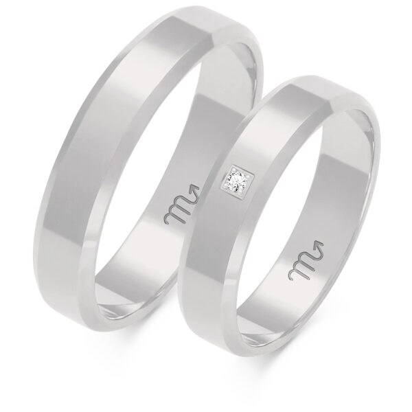 A-116_B Klasyczne Obrączki z Fazą 4,5mm