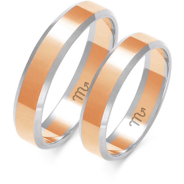 A-116_BCB Klasyczne Obrączki z Fazą 4,5mm