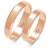 A-116_C Klasyczne Obrączki z Fazą 4,5mm
