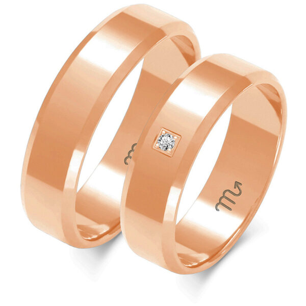 A-117_C Klasyczne Obrączki z Fazą 5,5mm