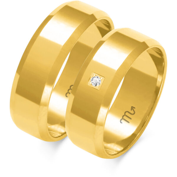 Klasyczne Obrączki z Fazą 6,5mm