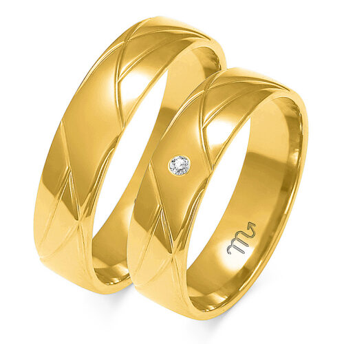 Obrączki Artystyczne z Kolekcji Lirycznej 5mm