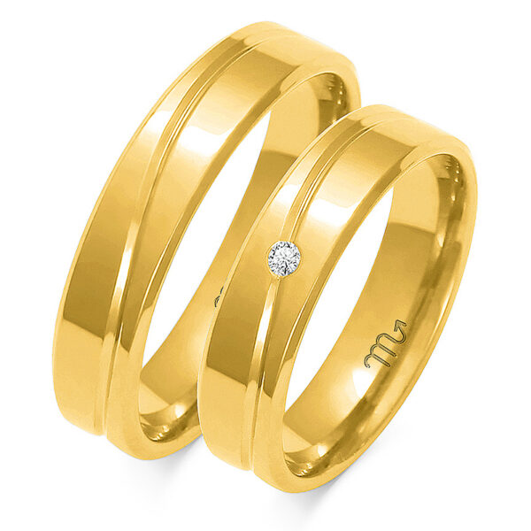 Klasyczne Obrączki z Fazą Dzielone 5mm