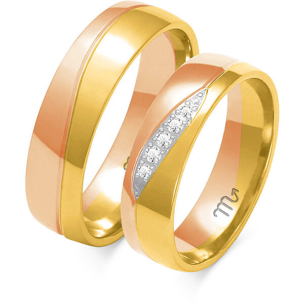 Obrączki klasyczne z Falą 5,5mm