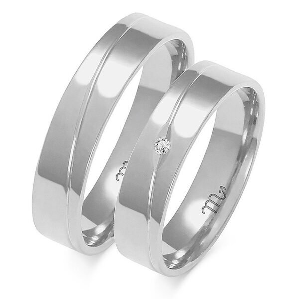 Klasyczne Obrączki Płaskie dzielone 5mm