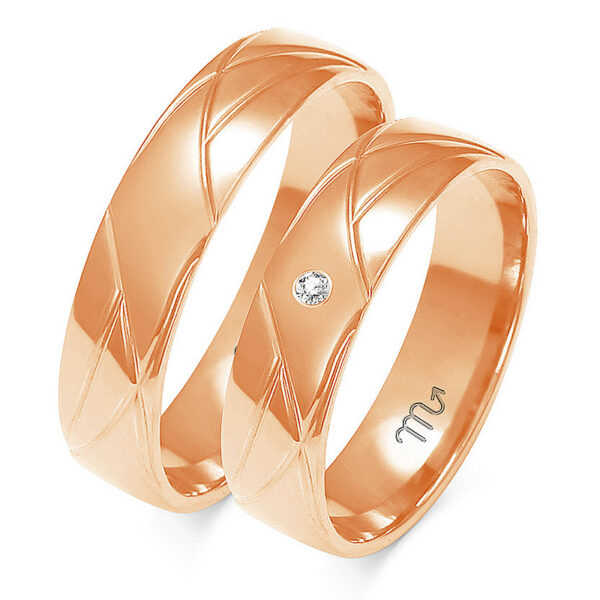 A-144_C Obrączki Artystyczne z Kolekcji Lirycznej 5mm