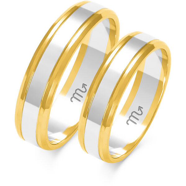 A-207 Klasyczne Obrączki Dzielone z Fazą 5mm