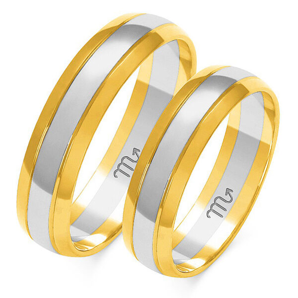 Klasyczne Obrączki Półokrągłe Dzielone 5mm