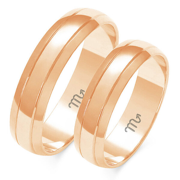 Klasyczne Obrączki Półokrągłe Dzielone 5mm