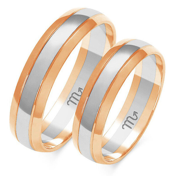 Klasyczne Obrączki Półokrągłe Dzielone 5mm