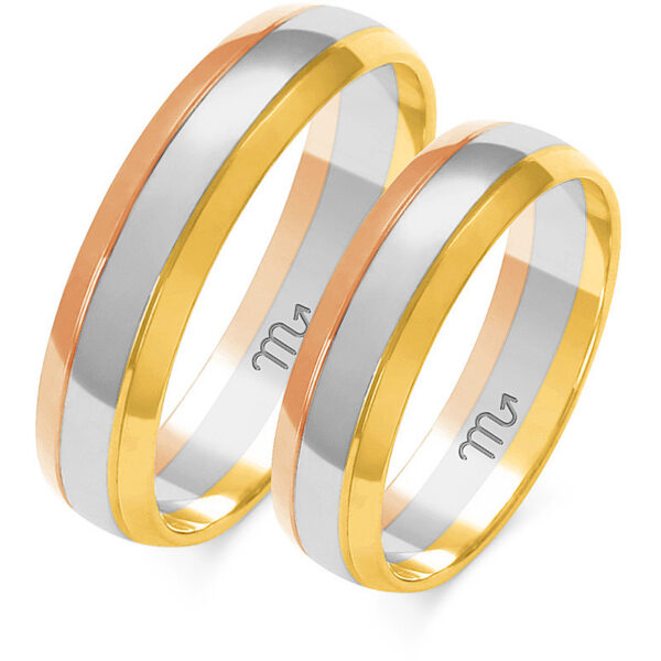 Klasyczne Obrączki Półokrągłe Dzielone 5mm