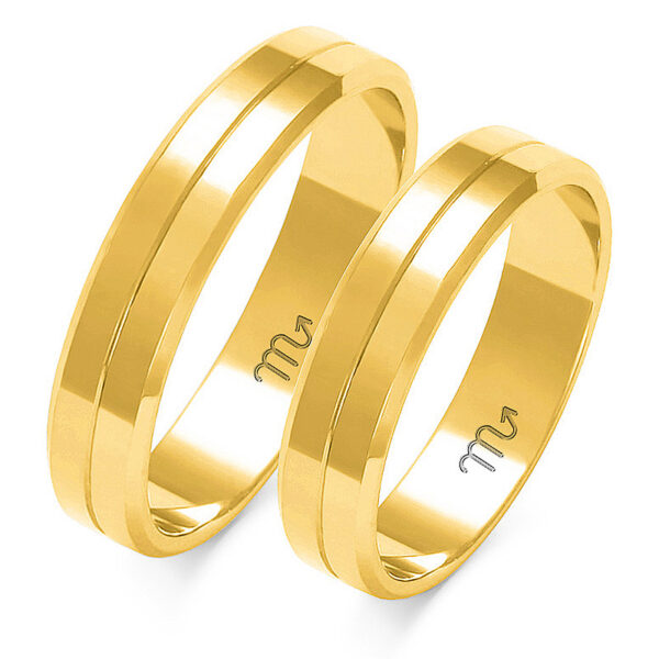 Klasyczne Obrączki z Fazą Dzielone 4,5mm