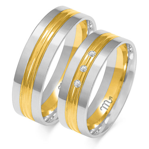 Obrączki Artystyczne z Kolekcji Lirycznej 6mm