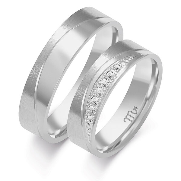 Obrączki Artystyczne z Kolekcji Nowoczesnej 5mm