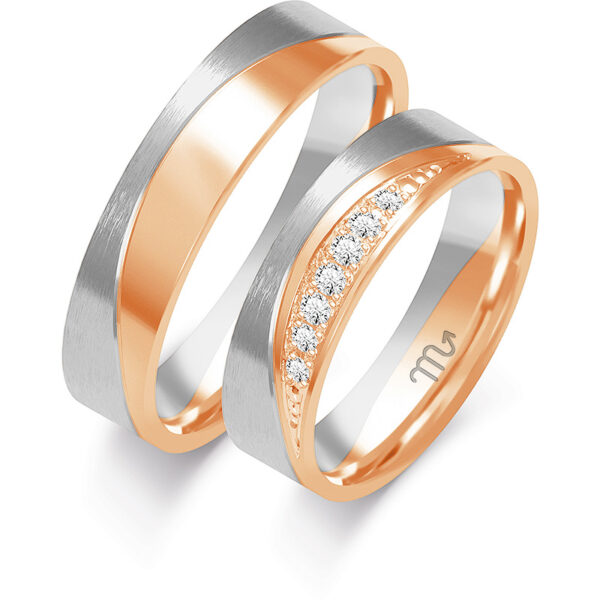 Obrączki Artystyczne z Kolekcji Nowoczesnej 5mm