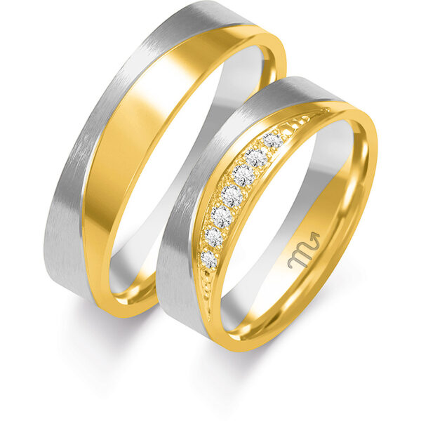 Obrączki Artystyczne z Kolekcji Nowoczesnej 5mm