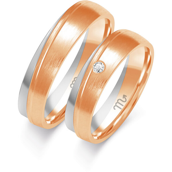 Obrączki Artystyczne z Kolekcji Nowoczesnej 5mm