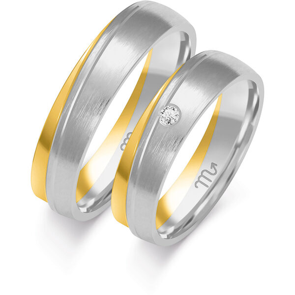 Obrączki Artystyczne z Kolekcji Nowoczesnej 5mm