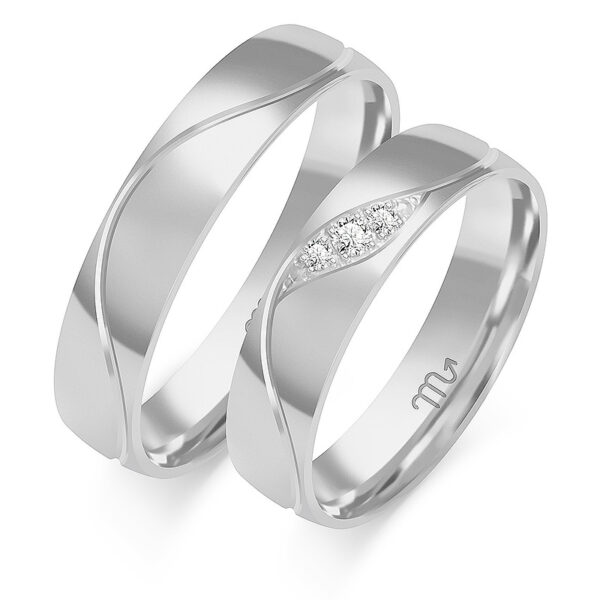 Obrączki Artystyczne z Kolekcji Nowoczesnej 5mm