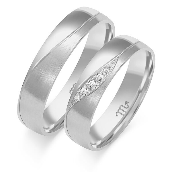 B-212_B Obrączki Artystyczne z Kolekcji Nowoczesnej 5mm