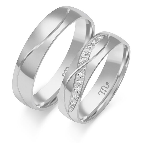 Obrączki Artystyczne z Kolekcji Nowoczesnej 5mm