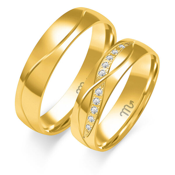 Obrączki Artystyczne z Kolekcji Nowoczesnej 5mm