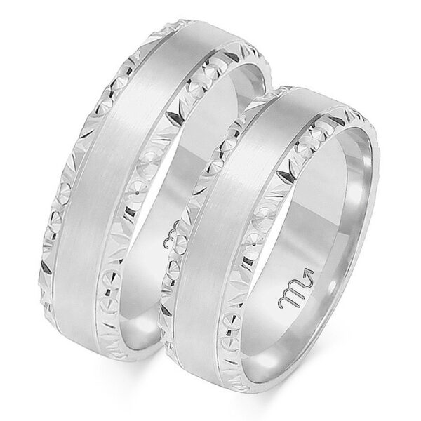 Obrączki Artystyczne z Kolekcji Zmysłowej 6mm