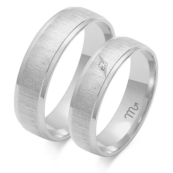 Obrączki Artystyczne Szczotkowane 5,5mm