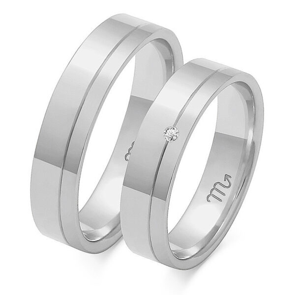 Klasyczne Obrączki Płaskie Dzielone 5mm