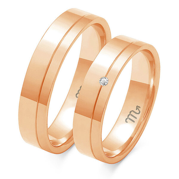 Klasyczne Obrączki Płaskie Dzielone 5mm