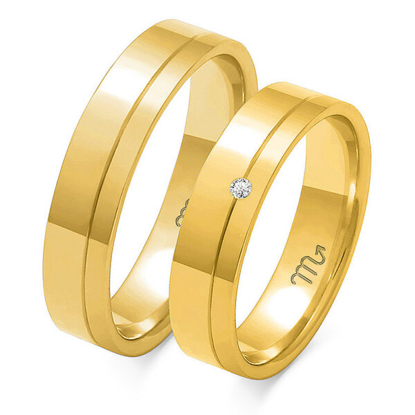 Klasyczne Obrączki Płaskie Dzielone 5mm