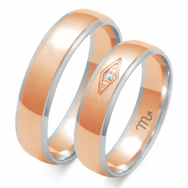 Obrączki Artystyczne z Kamieniem 5mm