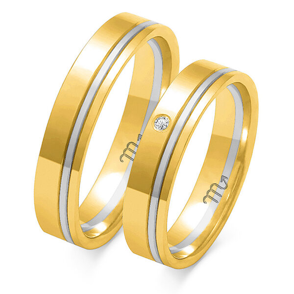 Klasyczne Obrączki Płaskie Dzielone 4,5mm