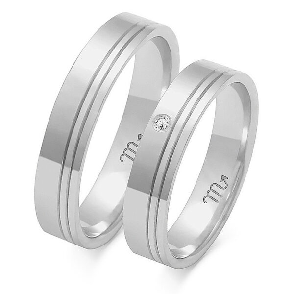 Klasyczne Obrączki Płaskie Dzielone 4,5mm