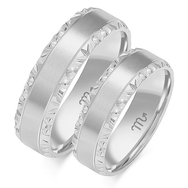 Obrączki Artystyczne z Kolekcji Fantazyjnej 6mm