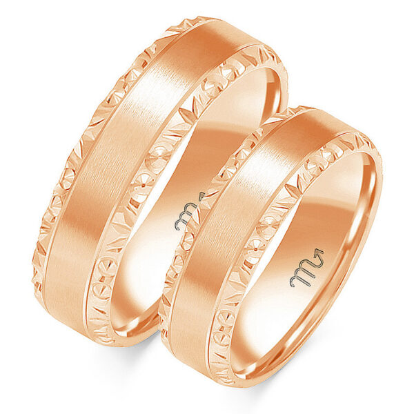 Obrączki Artystyczne z Kolekcji Fantazyjnej 6mm