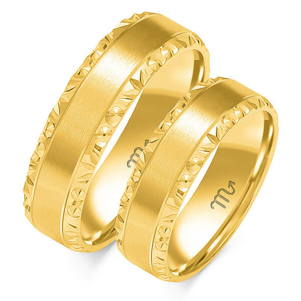 Obrączki Artystyczne z Kolekcji Fantazyjnej 6mm