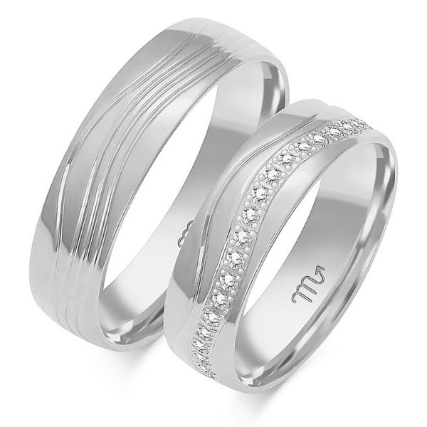 Obrączki Artystyczne z Kolekcji Finezyjnej 6mm