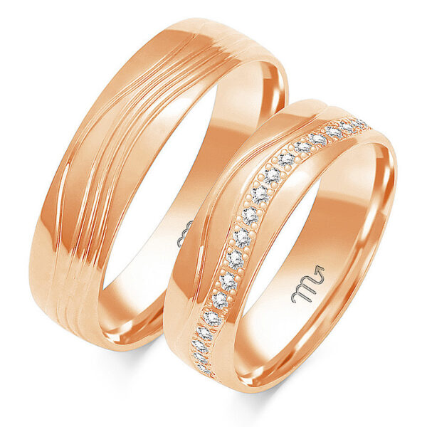 Obrączki Artystyczne z Kolekcji Finezyjnej 6mm