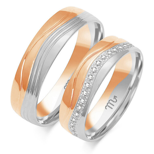 Obrączki Artystyczne z Kolekcji Finezyjnej 6mm