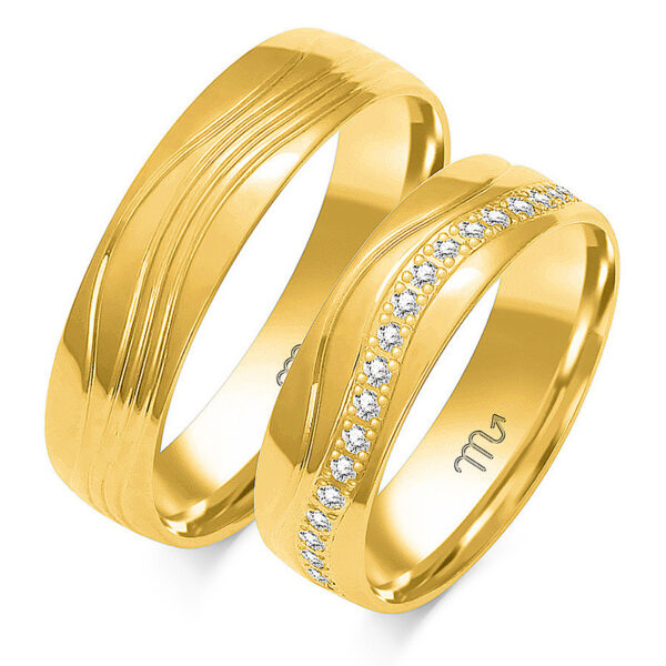 Obrączki Artystyczne z Kolekcji Finezyjnej 6mm