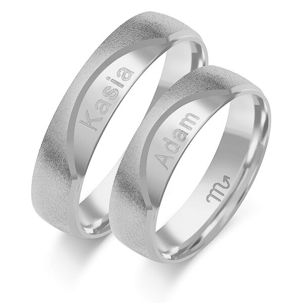 Obrączki z Imionami 5mm