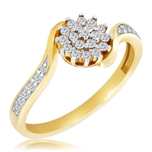 WK-16-DN Pierścionek z Diamentami 0,26ct