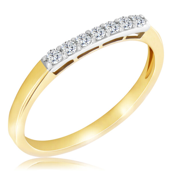 WK-18-DN Pierścionek z Diamentami Naturalnymi 0,15ct