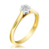 Pierścionek z Diamentem Naturalnym 0,07ct